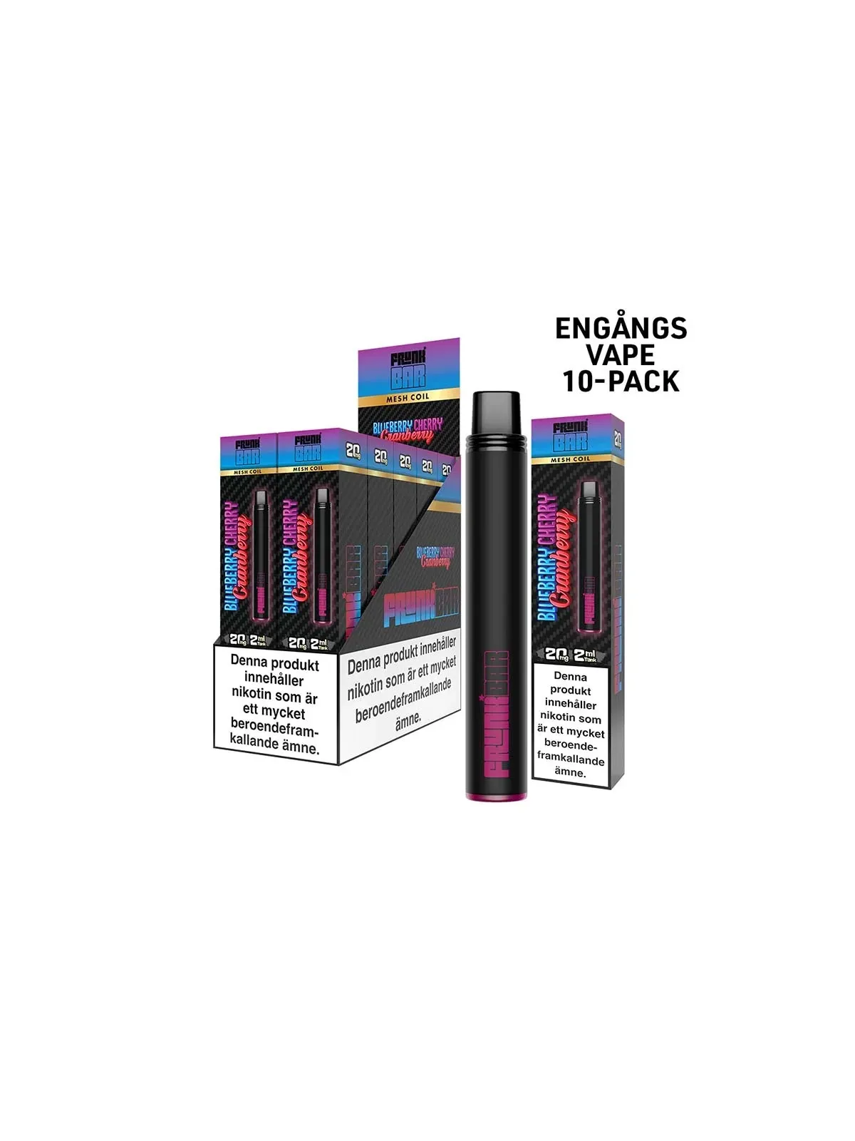 FrunkBar 2ML-Blueberry Cherry Cranberry 10-P
