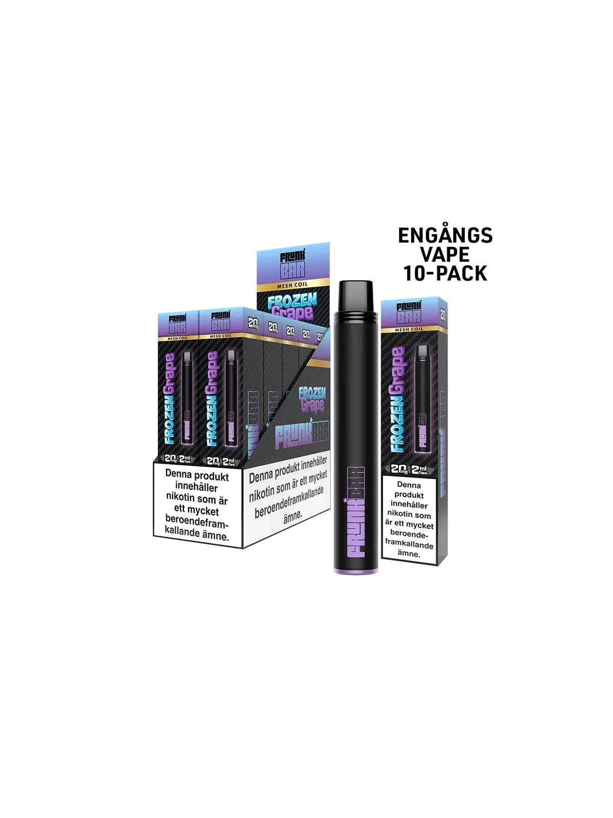 FrunkBar 2ML-Frozen Grape 10-p