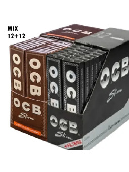 OCB-MIX av 12 st Brun och 12 st Svart(185kr)