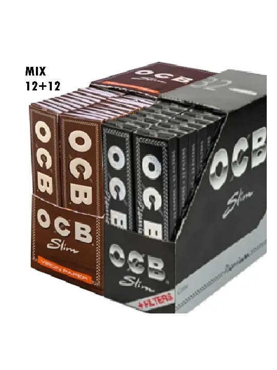 OCB-MIX av 12 st Brun och 12 st Svart(185kr)