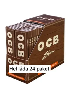 OCB Brun King Size – Hela lådan (24-pack)