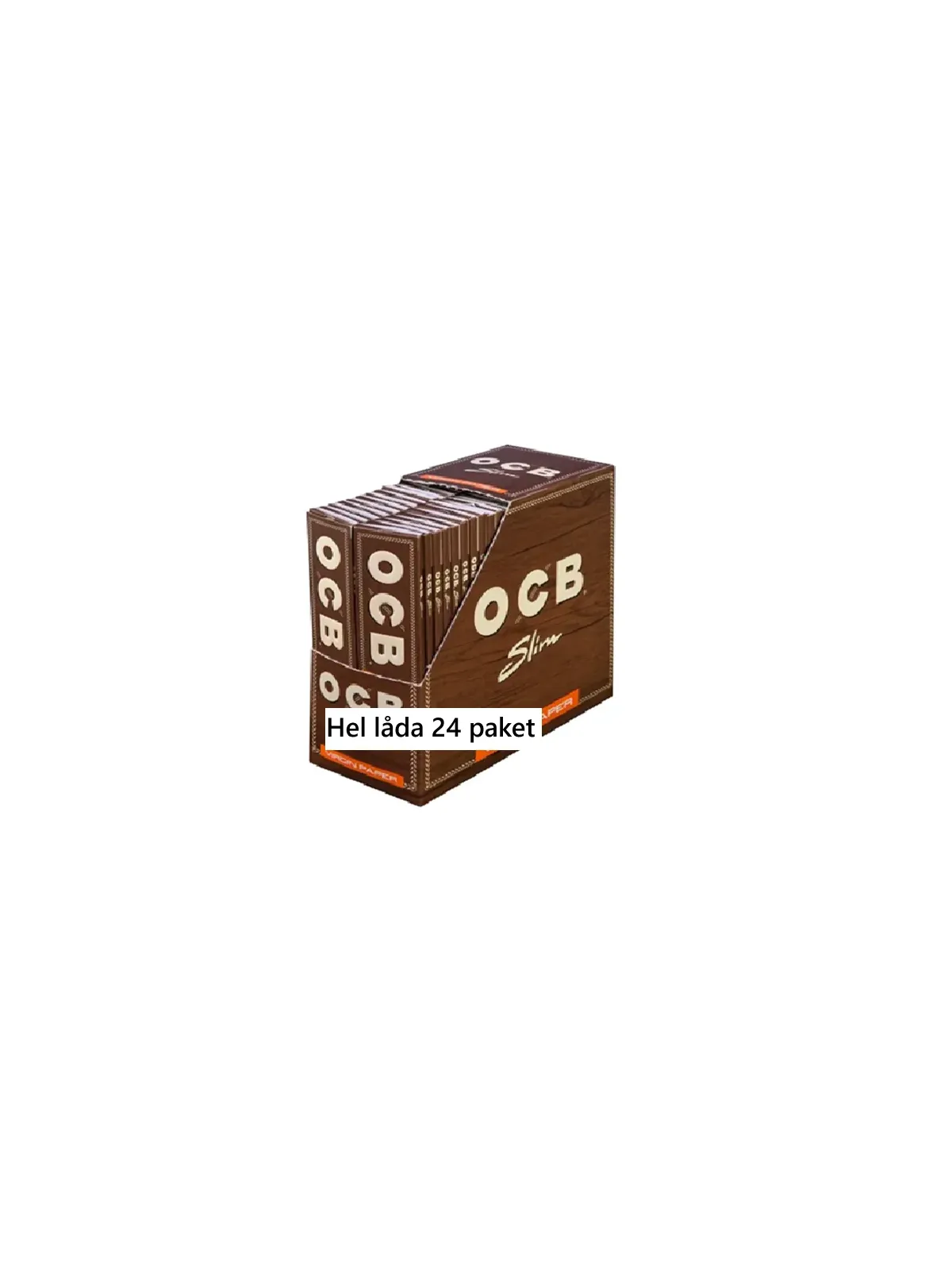 OCB Brun King Size – Hela lådan (24-pack)
