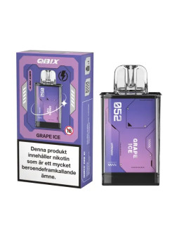 QBIX Pod Smak Grape Ice 14mg,10P