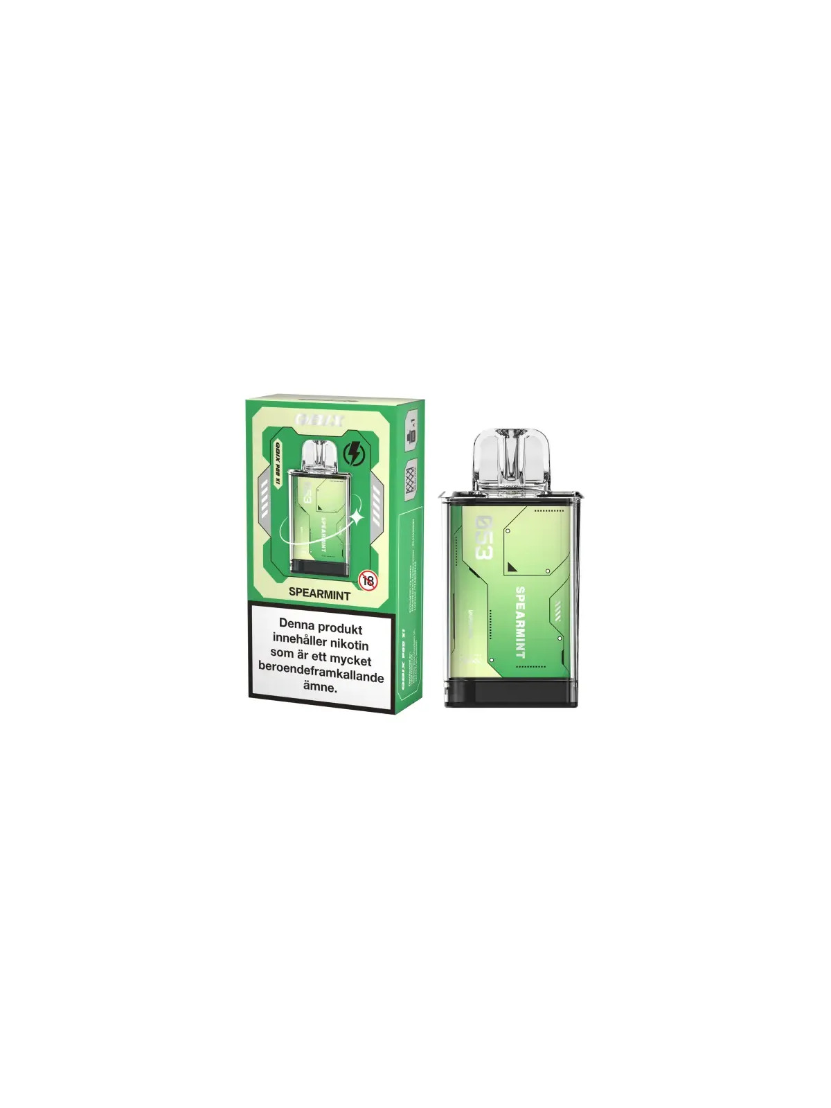 QBIX Pod Smak Spearmint 14mg,10P