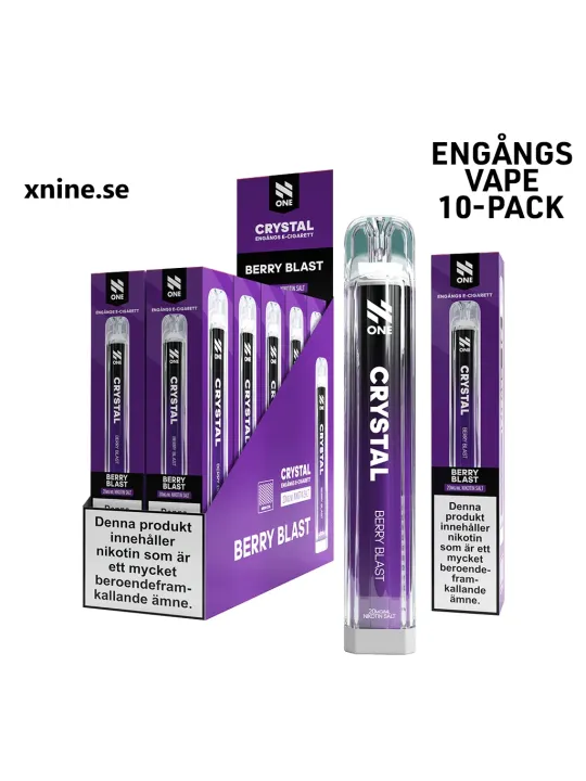N ONE CRYSTAL-Berry Blast 10-p
