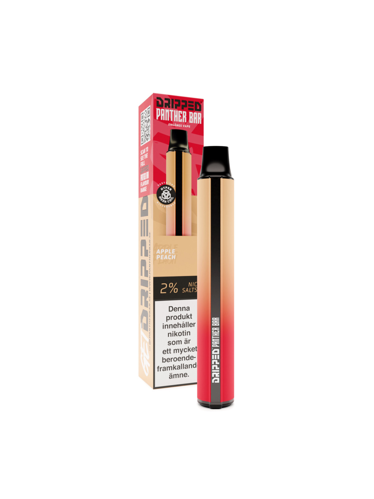 PantherBar DRIPPED Apple Peach,20mg,10-pack