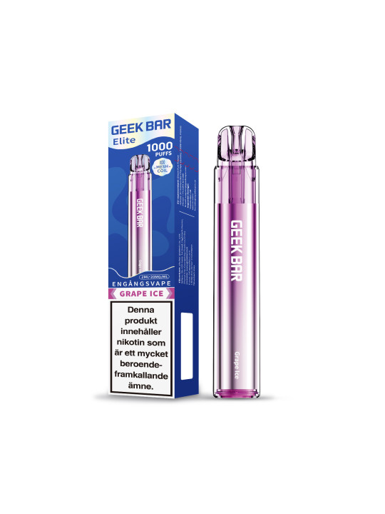 GEEK BAR Elite 1000 Grape Ice 20mg-10p