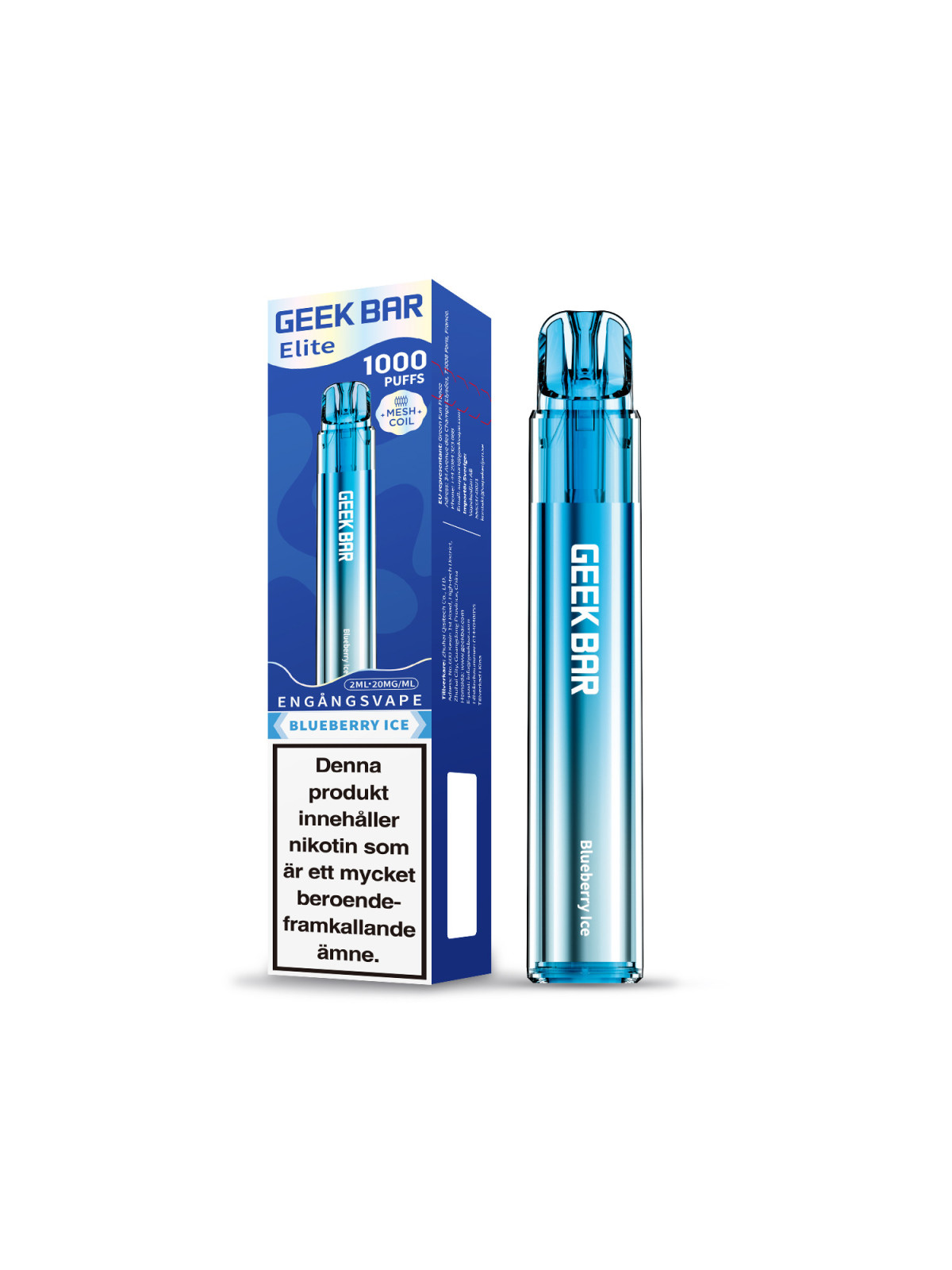 GEEK BAR Elite 1000 Blueberry Ice 20mg-5P