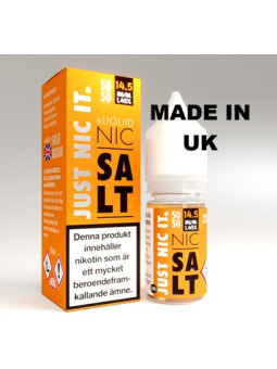 Just Nic It Nic Salt Shot 50VG/50PG,14.5mg,10ML,10P