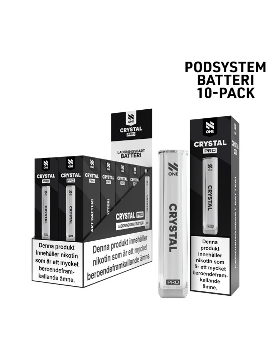 A-N One Crystal-BATTERY-White-10pack