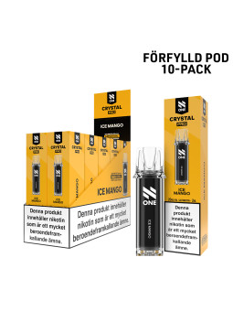 N One Crystal Förfylld Pod-Ice Mango-10P