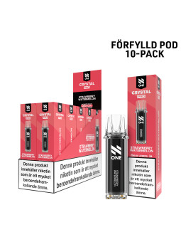 N One Crystal Förfylld Pod-Strawberry Watermelon-10p
