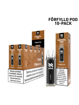 N One Crystal Förfylld Pod-Tobacco-10P