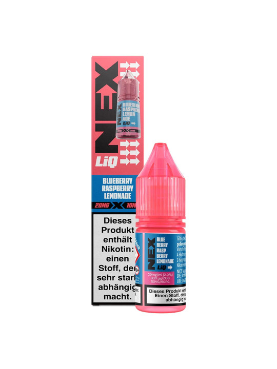 NexLiq By Pod Salt Blueberry Raspberry Lemonade,14MG-10ML,10-pack