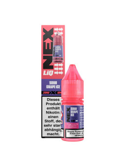 NexLiq By Pod Salt Sour Grape Ice,14MG-10ML,10-pack
