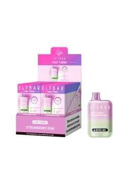 ElfBar 1000 Turbo 20mg-Strawberry Kiwi-10P