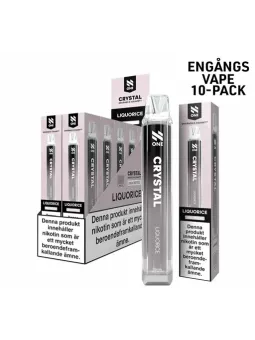 N ONE CRYSTAL-Liqourice 10 p