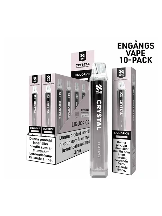 N ONE CRYSTAL-Liqourice 10 p